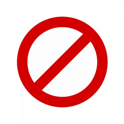 Знак Р21. &amp;quot;Запрещение (прочие опасности или опасные действия)&amp;quot;